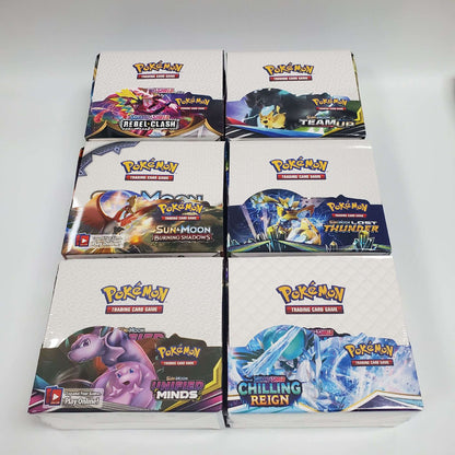 324/360 Pcs Pokémon Card Set – SCARLET & VIOLET 151, Obsidian Flames, PALDEAN FATES, Ultra Prism, English Booster Battle Cards