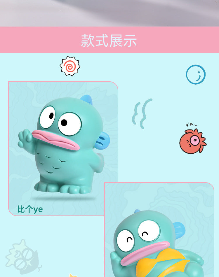 8PCS Mermaid Hangyodon Blind Box – Big Mouth Fish Anime Figures for Desktop Decoration & Student Surprise Gift