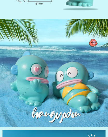 8PCS Mermaid Hangyodon Blind Box – Big Mouth Fish Anime Figures for Desktop Decoration & Student Surprise Gift