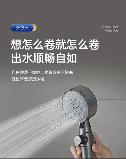 1.5/2M Anti-Kink Handheld Shower Hose — Flexible High-Pressure Nylon Tube with Universal GI/2 Connector