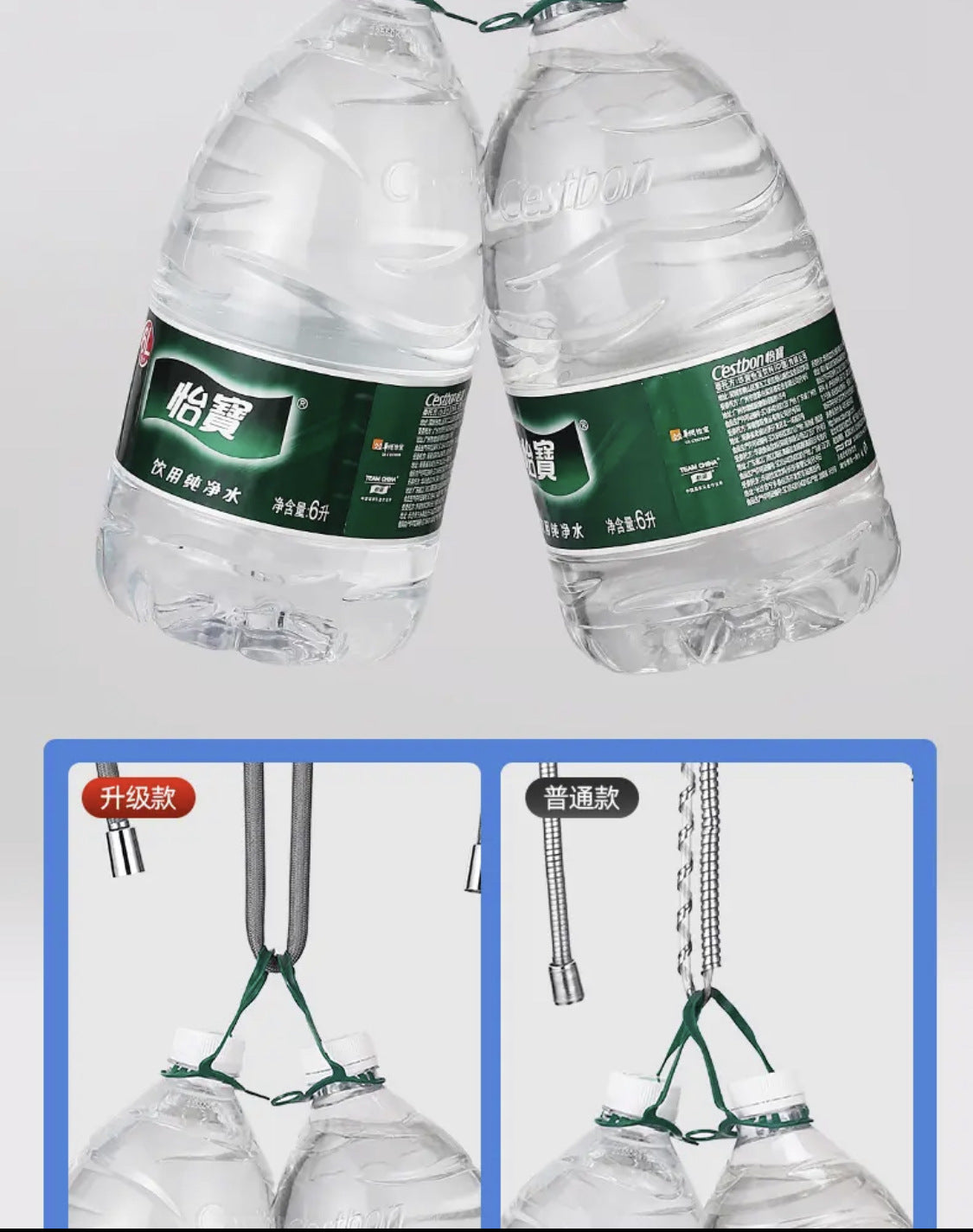 1.5/2M Anti-Kink Handheld Shower Hose — Flexible High-Pressure Nylon Tube with Universal GI/2 Connector