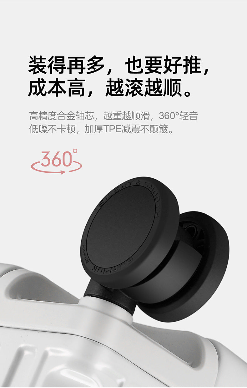 COLENARA Aluminum Frame Suitcase — High-Quality Large Capacity Trolley Travel Bag, 24", 26", 28", 30" Rolling Luggage