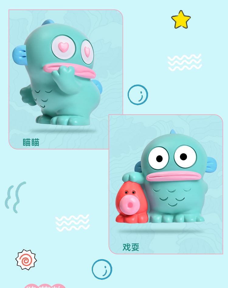 8PCS Mermaid Hangyodon Blind Box – Big Mouth Fish Anime Figures for Desktop Decoration & Student Surprise Gift