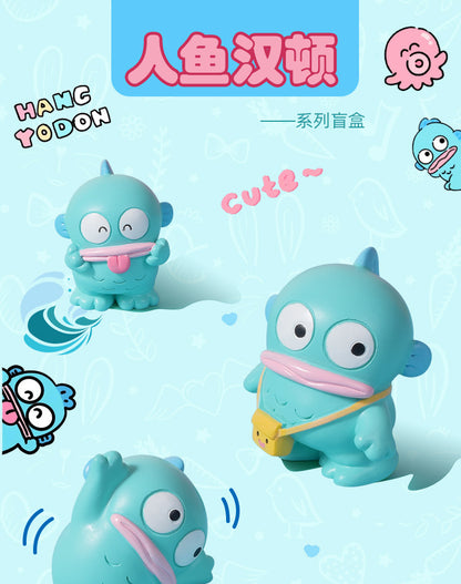 8PCS Mermaid Hangyodon Blind Box – Big Mouth Fish Anime Figures for Desktop Decoration & Student Surprise Gift