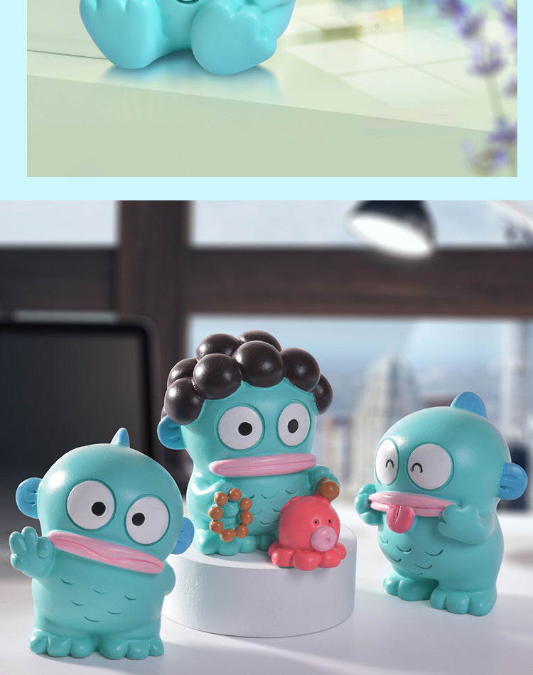 8PCS Mermaid Hangyodon Blind Box – Big Mouth Fish Anime Figures for Desktop Decoration & Student Surprise Gift