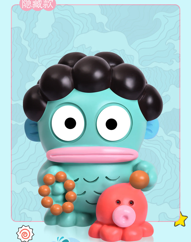 8PCS Mermaid Hangyodon Blind Box – Big Mouth Fish Anime Figures for Desktop Decoration & Student Surprise Gift