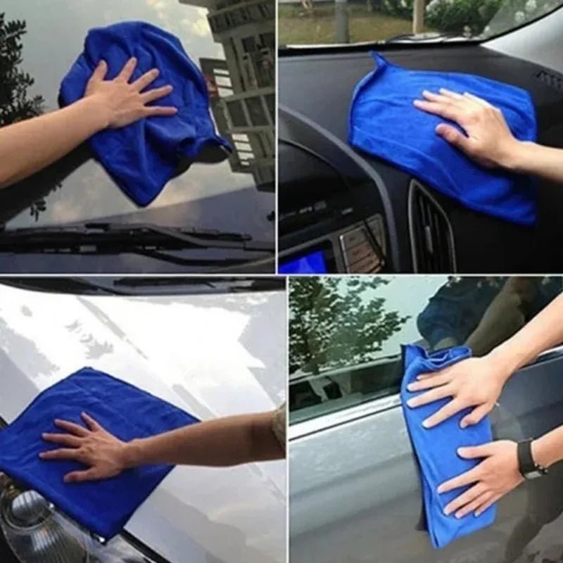 1-20PCS Microfiber Car Wash Towels – Drying, Detailing & Household Cleaning Cloths for Auto and Home