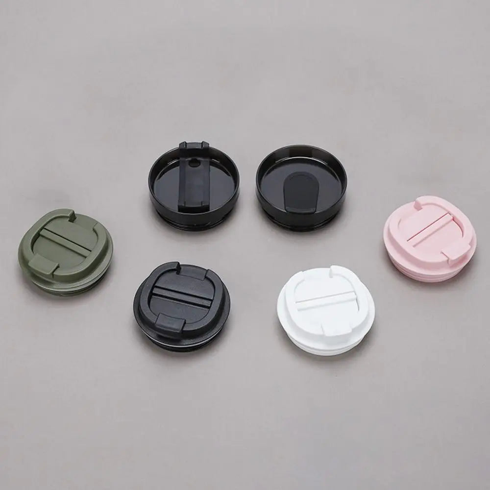 Multicolor Plastic Coffee Cup Lids — Reusable Travel Flask & Water Bottle Covers