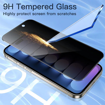 1–4 Pack Privacy Screen & Camera Protector for iPhone 16/15/14/13/12/11 Pro/Max – Anti-Spy Glass Film