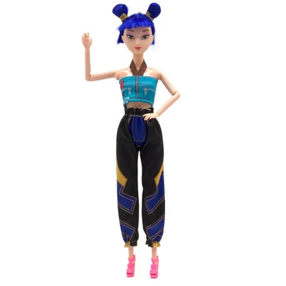 2025 Kpop Demon Hunters Doll Set – Rumi, Mira & Zoey Action Figures for Girls, DIY Plastic Princess Toys