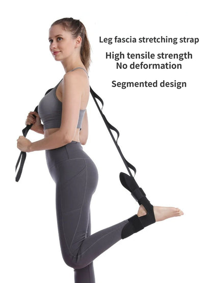 Yoga & Fitness Stretching Band – Leg Flexibility, Rehabilitation, Plantar Fasciitis Foot Care Training Belt