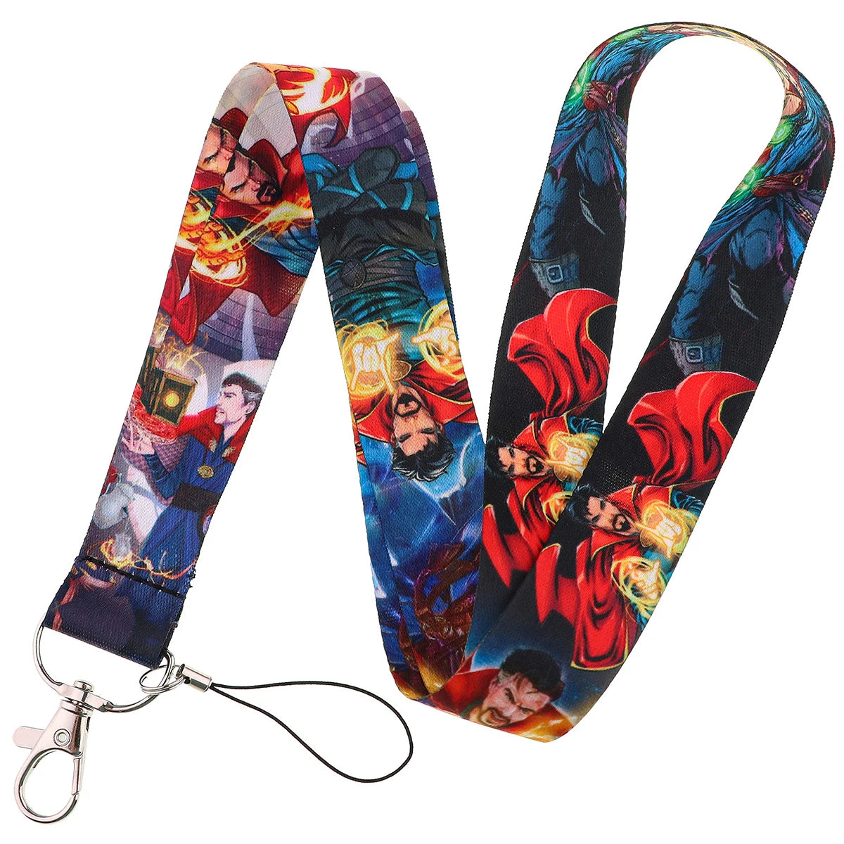 Cartoon Credential Holder Keychain – Cool Lanyard for Key, ID Card, Gym Badge & Cosplay Gift
