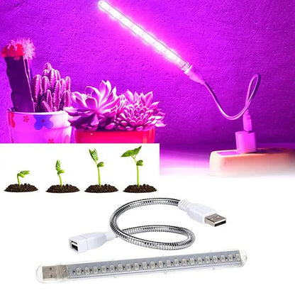 Portable Full Spectrum LED Grow Light — Red & Blue Phytolamp USB for Indoor Plants, Greenhouse, Vegetables & Hydroponics