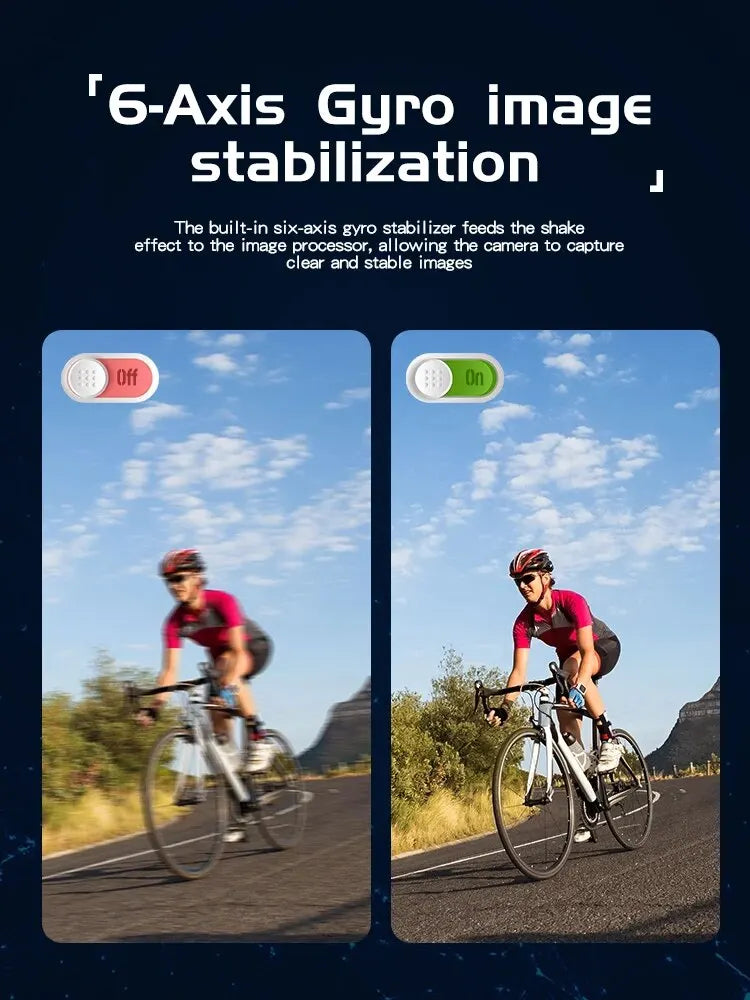 SJCAM C300 4K Action Camera – 30FPS Pocket Sports Cam with 6-Axis GYRO Stabilization, Long Battery, 5G WiFi, and Remote Control