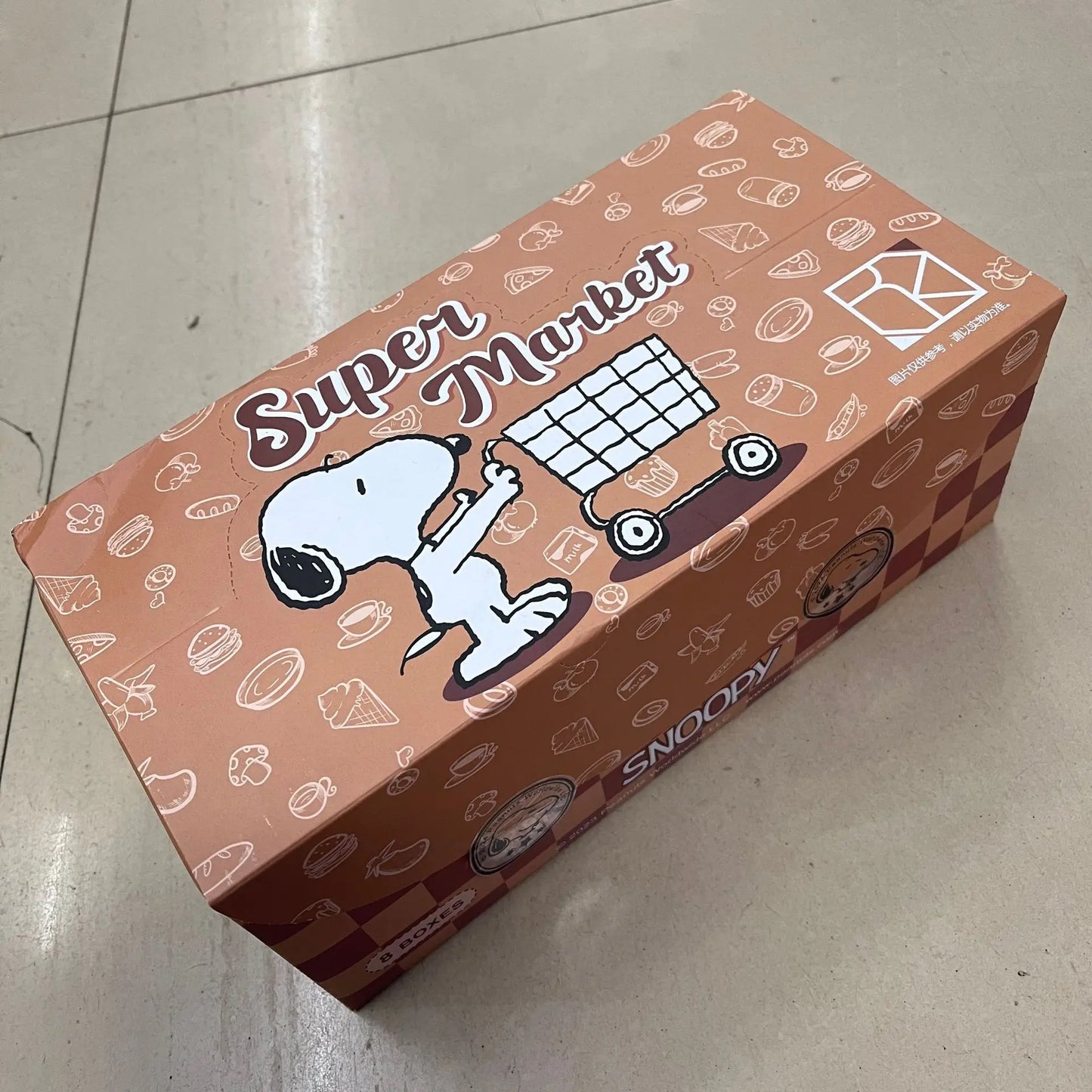 Genuine Snoopy Blind Box Puzzle — Cartoon Scene Building Block Ornaments for Children, Assembled Gift Toy