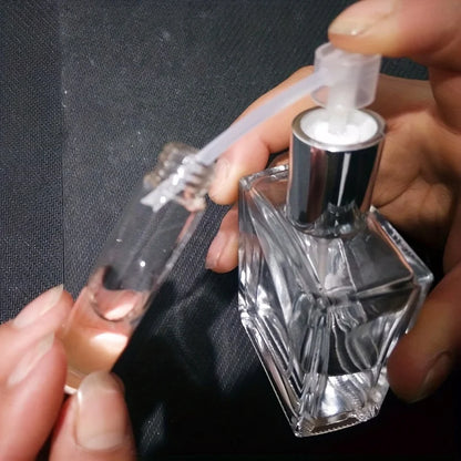 10/30/50PCS Perfume Refill Funnels & Pump – Portable Cosmetic Sprayer Dispenser for Bottle Filling