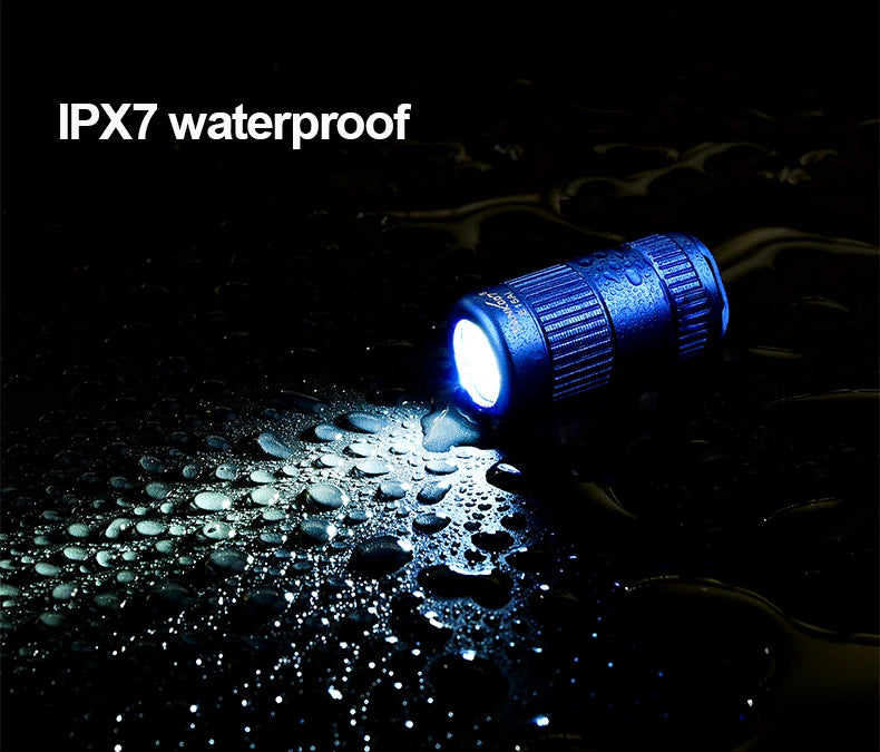 Tank007 E15 Pocket LED Flashlight Keychain – Portable High-Power White Light for Outdoor, Hiking & Emergency