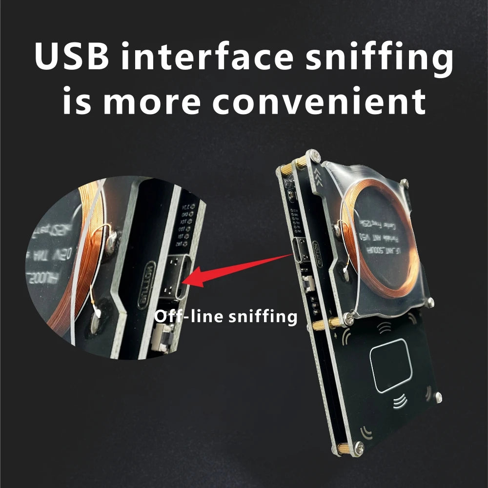 Proxmark3 512M RFID Card Reader & Copier Kit – IC/ID Key Programmer, UID S50 Decoding & Duplicator with SPI Flash Chip