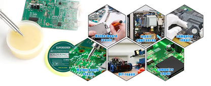 35-300g Solder Paste Rosin Flux | No Clean Soldering Flux for Electronics & Circuit Boards