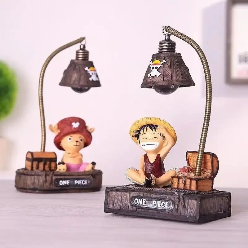 One Piece Luffy LED Night Light – Cute Anime Desk Lamp for Office, Study & Birthday Gifts