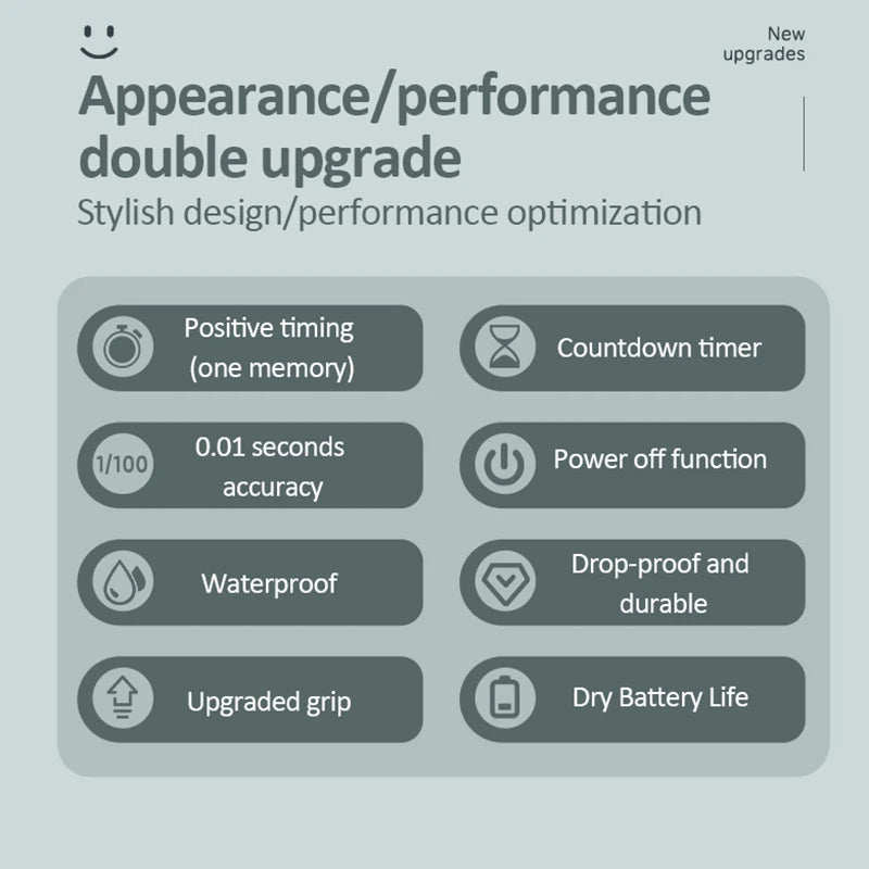 Professional Digital Pocket Stopwatch – Handheld Chronometer Timer with 0.01s Precision for Outdoor Sports & Training