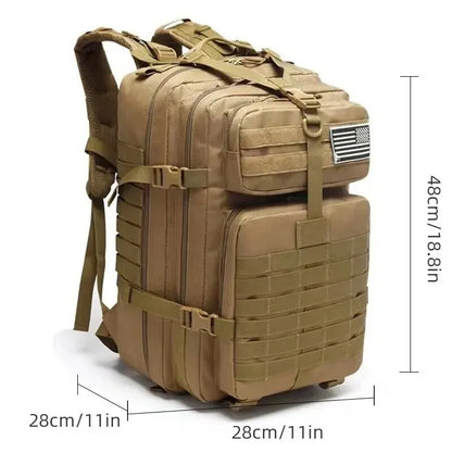 Big Capacity Men's Hiking Backpack | Army Tactical Camouflage Travel Outdoor Backpack | Military Gear