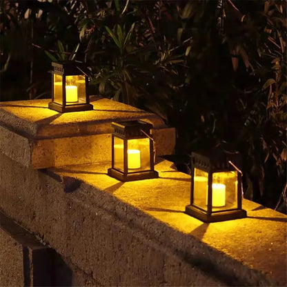 Solar Palace Lantern - Outdoor Hanging Solar Lights | Candle Lamp for Lawn, Yard, and Garden Atmosphere Decor