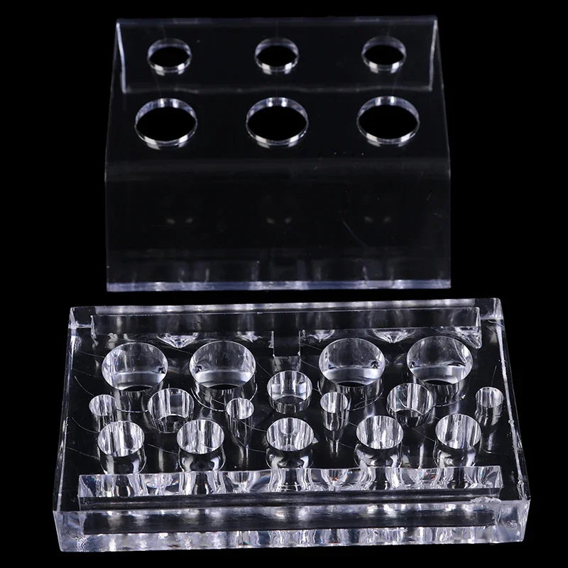 4 Types Acrylic Tattoo Ink Cup Holder – PMU Microblading Pigment Storage Stand