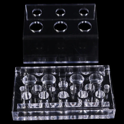 4 Types Acrylic Tattoo Ink Cup Holder – PMU Microblading Pigment Storage Stand