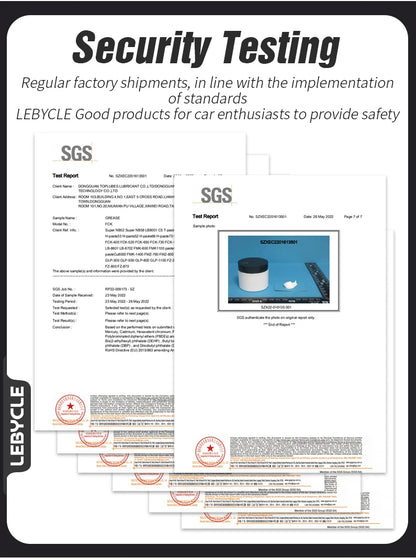 LEBYCLE Bicycle Interface Grease — Anti-Noise Lubricant for Mountain & Road Bike Hubs, Shafts, and Assembly