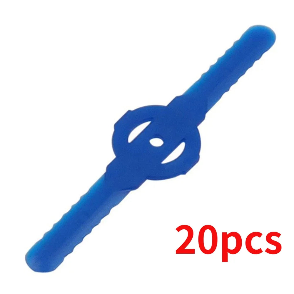 6/12/20PCS String Trimmer Head Blades — Plastic Cutter Replacement for Lawn Mower & Weed Wacker