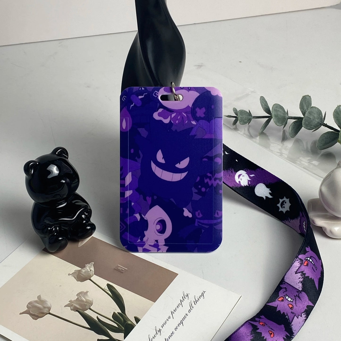 Anime Cartoon Credential Holder Lanyard – Key, Card & Badge Neck Strap Accessory Gift