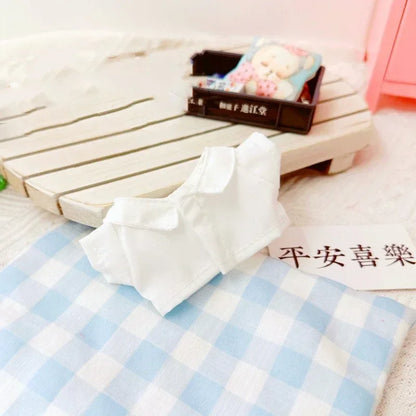 Corduroy Clothing Set for 17cm Labubu Doll – Outfit, Hat & Shoes DIY Accessories Gift