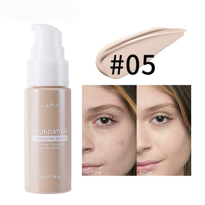 Liquid Foundation Concealer – Waterproof, Sweat-Resistant Professional Makeup Cosmetics