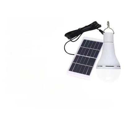 7W Solar-Powered Emergency Camping Light - Outdoor LED Lamp with 1W Panel for Outdoor Use