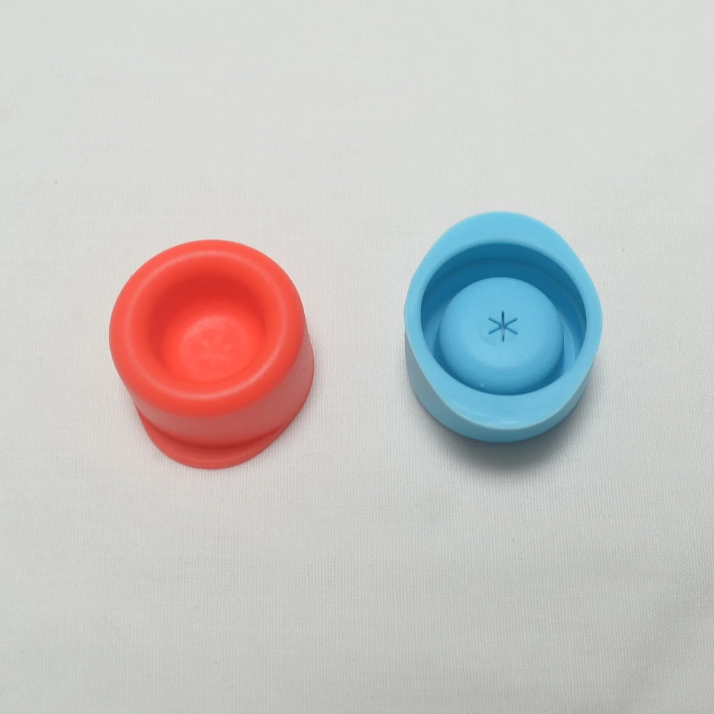 Silicone Drinking Lids for Purified Water Bottles - Novelty Sealer Caps with Straw Hole for Kids