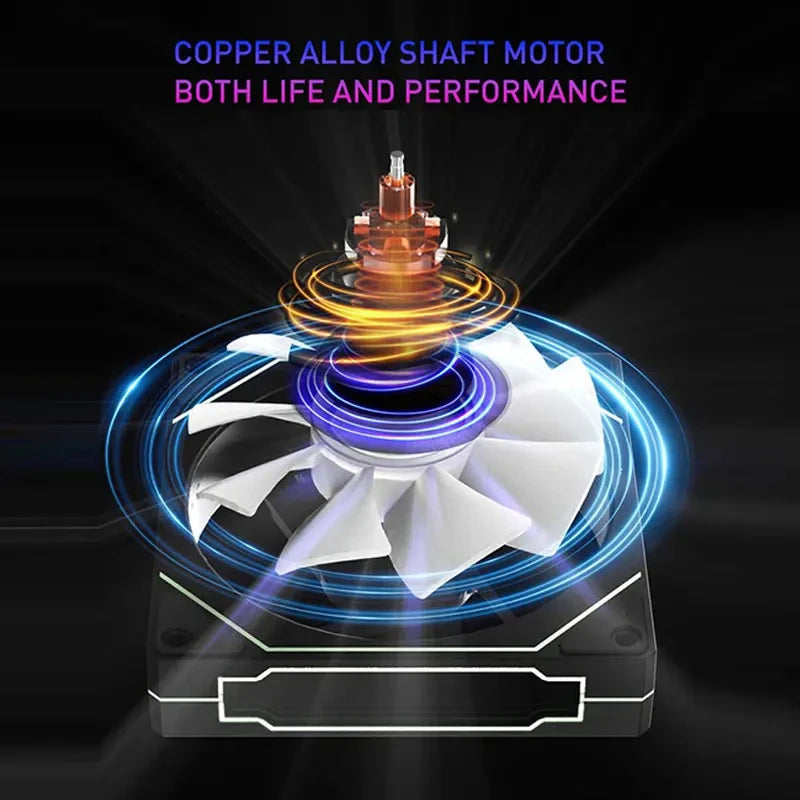 UPSIREN UF-1 PRISM 4 PRO 12cm ARGB Computer Chassis Fan – Quiet 4 Pin PWM Cooling Fan, 45.2CFM Air Volume (600-1500RPM)