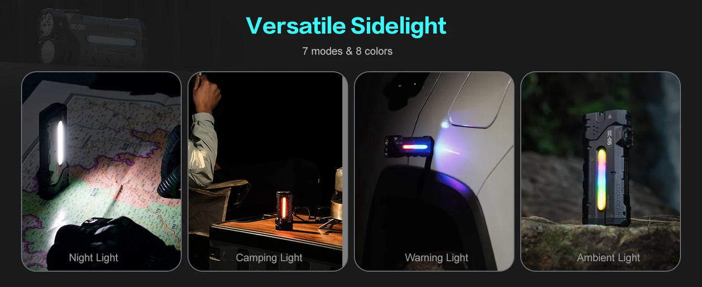 Original Outdoor Multifunctional LED Flashlight – 4360LMS Long-Range Strong Light with Ultra-Long Battery Life, Rechargeable for Camping