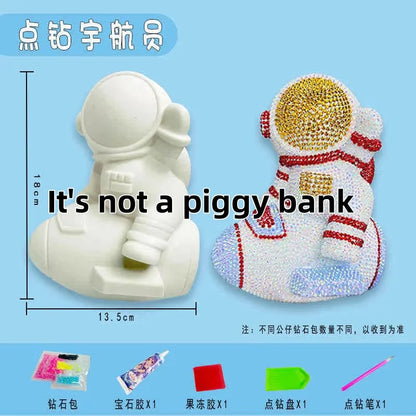 Hot Sale DIY Anime Piggy Bank – Cartoon Melody & Hello Kitty Diamond Stick Figurine Model Gift Statue Doll