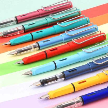 EF Fountain Pen Set: 0.38mm Replaceable Ink Refill - Ideal for Students, Business, School, Office Supplies