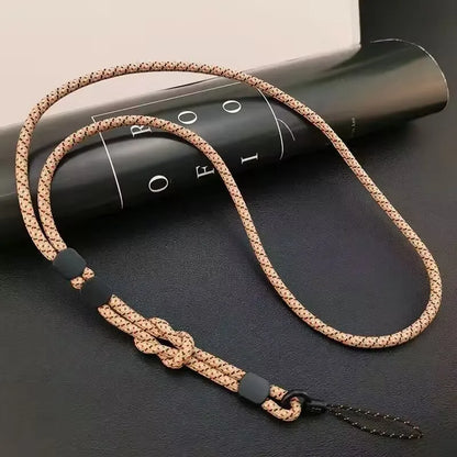 Long Neck Hanging Chain Hand-woven Mobile Phone Lanyard Strong and Length Adjustable Dual-use Lanyard Phone Anti-lost Pendant