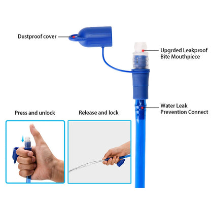 NEWBOLER Water Bladder Hydration Pack — BPA-Free 2L/3L Reservoir for Running, Hiking & Backpacking