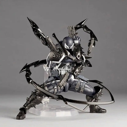Venom Revoltech Amazing Yamaguchi Agent Venom Figure - Eugene Thompson Anime Model for Collection & Gifts