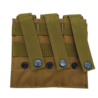 9mm Tactical Magazine Pouch - MOLLE Single & Double Mag Bag, Open-Top Pouch for Glock, M1911, 92F, Torch & Triple Bag