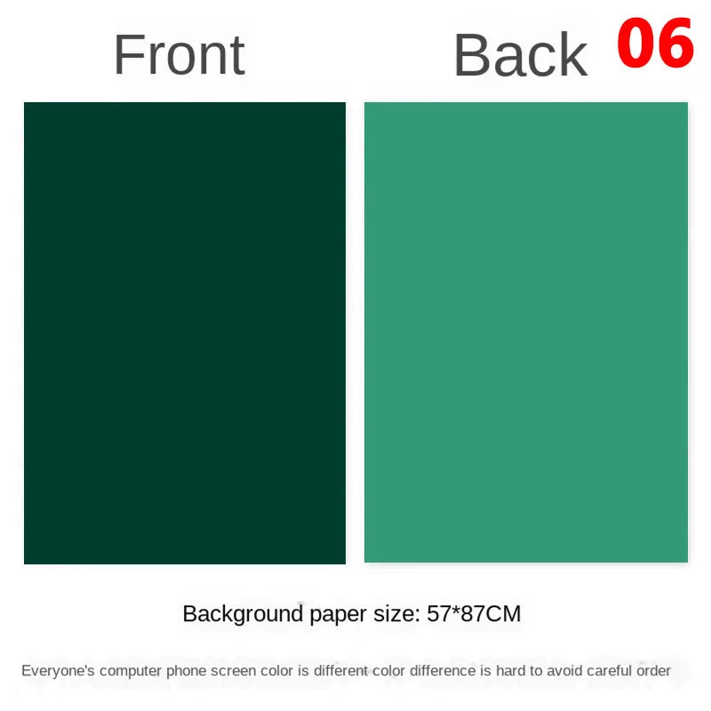 Photography Backdrops 57x87cm – Double-Sided Solid Color Photo Background for Studio, Newborn & Product Photography