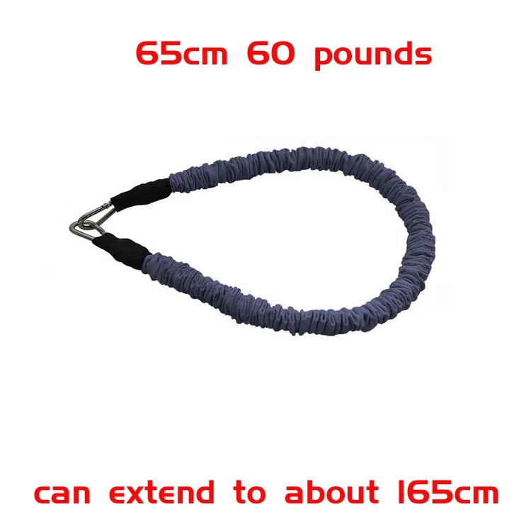 Thickened Latex Resistance Bands — 30/42/65/80cm Pull Rope for Gym, Fitness Training & Taekwondo (Customizable)