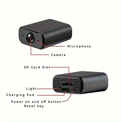 Mini WiFi Wireless Home Security Camera – Mobile Remote, Indoor Plug-In, HD, Multi-Scenario Use