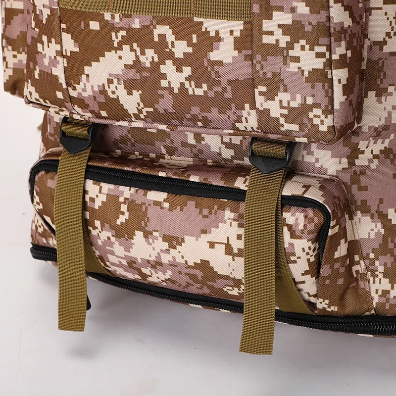80L/100L Mountaineering Tactical Backpack - Large Outdoor Hiking, Camping & Travel Bag