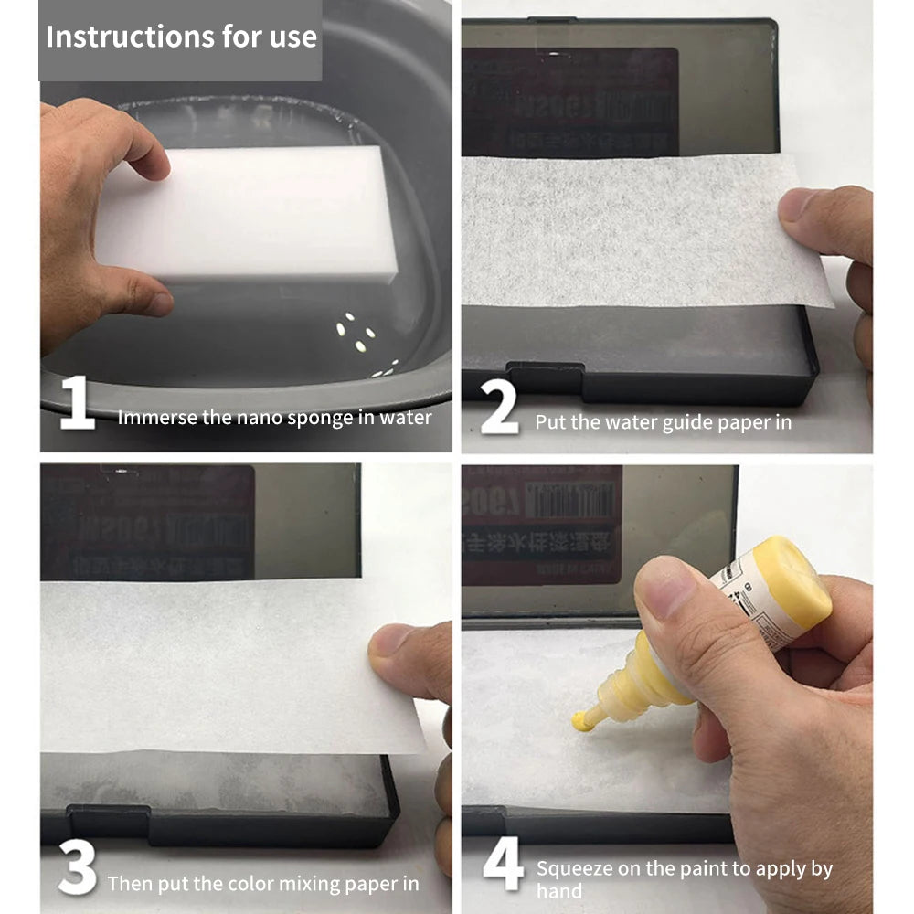 Portable Wet Palette for Acrylic Painting: Keeps Paint Wet for Miniatures & Models