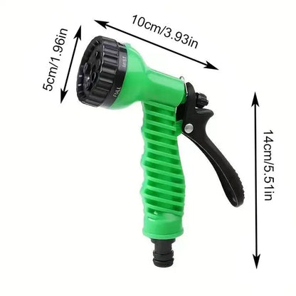 25FT–200FT Expandable Garden Hose – Lightweight Durable Watering Tool with 7-Function Spray Gun